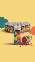 Spice Red Smoked Habanero Beer Salt Shaker
